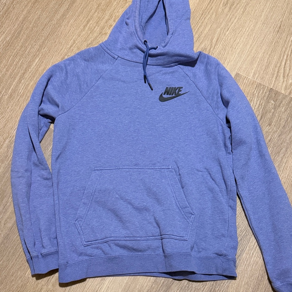 Nike Heathered Periwinkle Pullover Hoodie